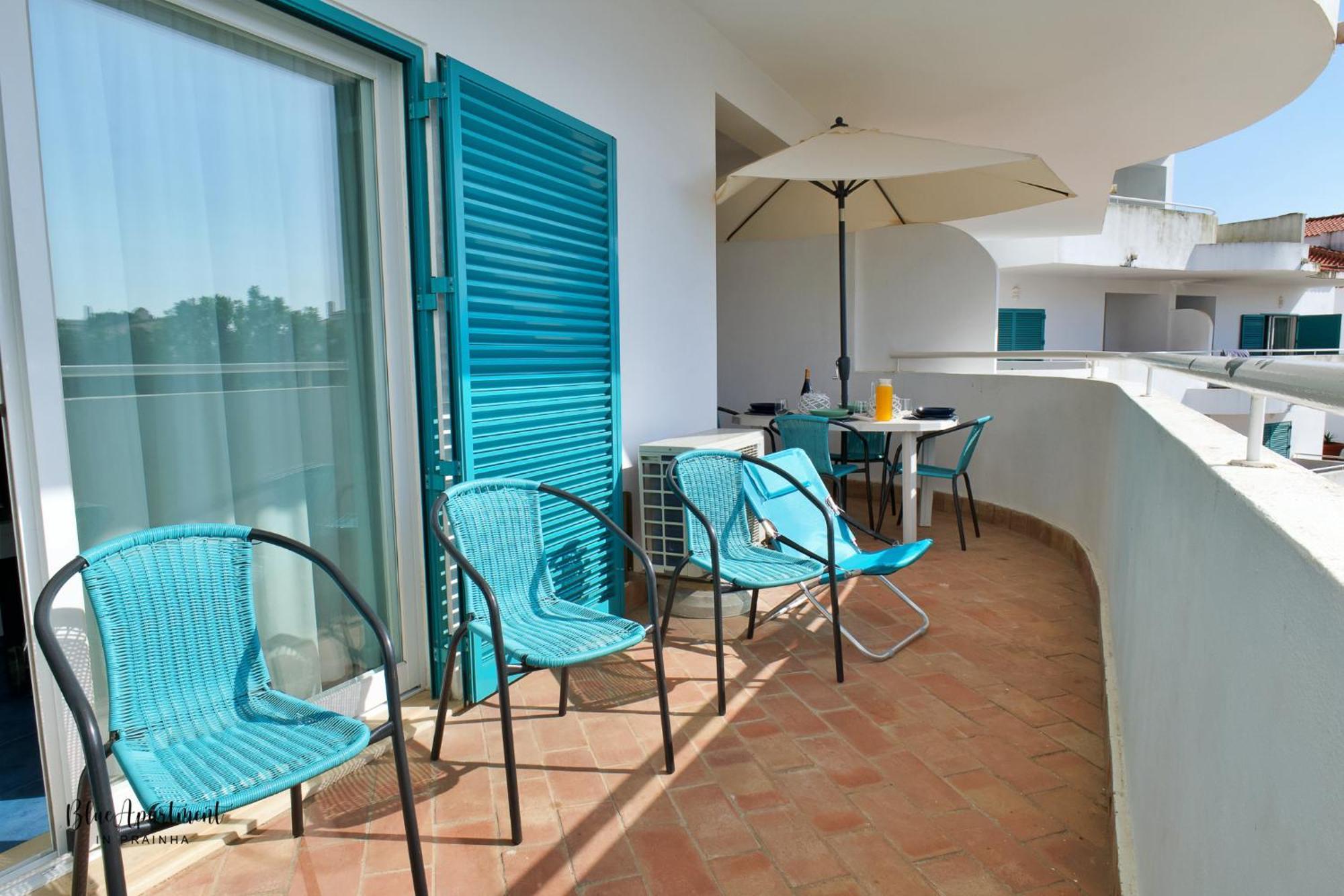 Blue Apartment In Prainha Алвор Екстериор снимка